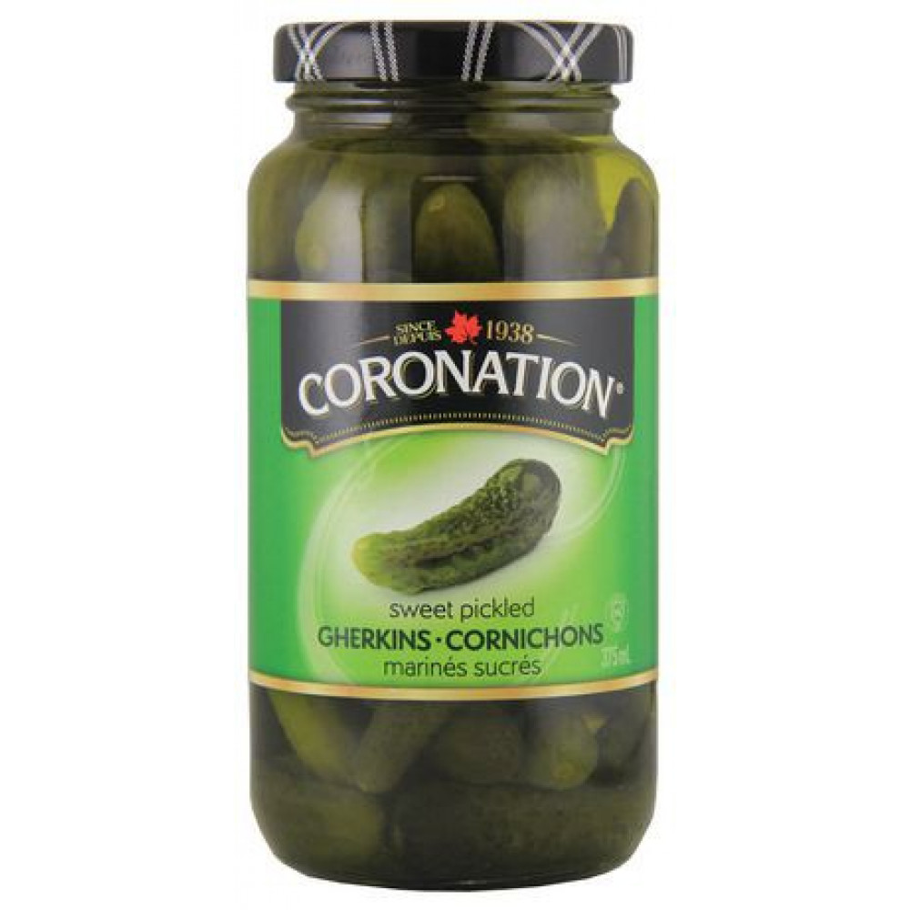 CORONATION Sweet pickled Gherkins 