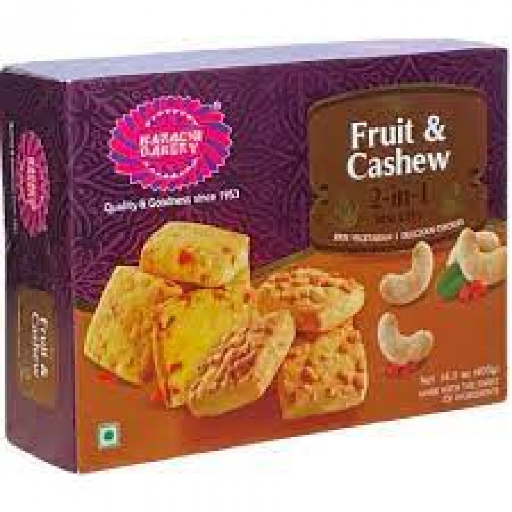 Karachi's Fruit & Cashew 2 in 1 biscuits