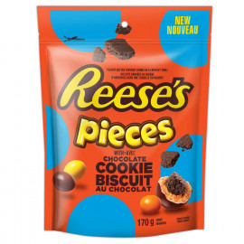 Reese's Pieces  with chocolate cookie biscuit Reese's Pieces  with chocolate cookie biscuit