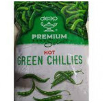 deep green chillies